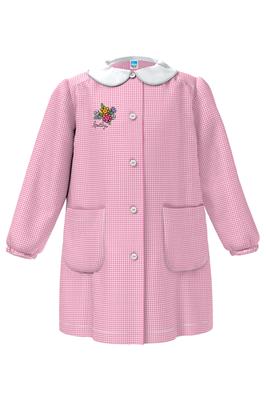 Grembiule bimba quadretti rosa